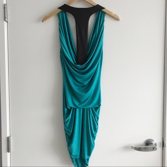 💛 SALE Arden B Teal Club Dress with Racer Back - Picture 3 of 8